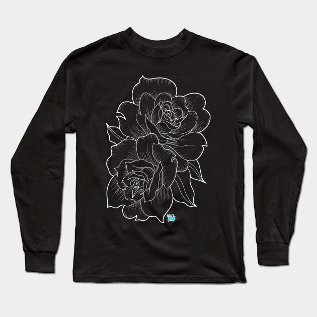 Roses Long Sleeve T-Shirt by ColorMix Studios